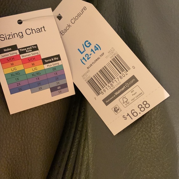 NWT bikini top by Time and Tru brand - Picture 2 of 7